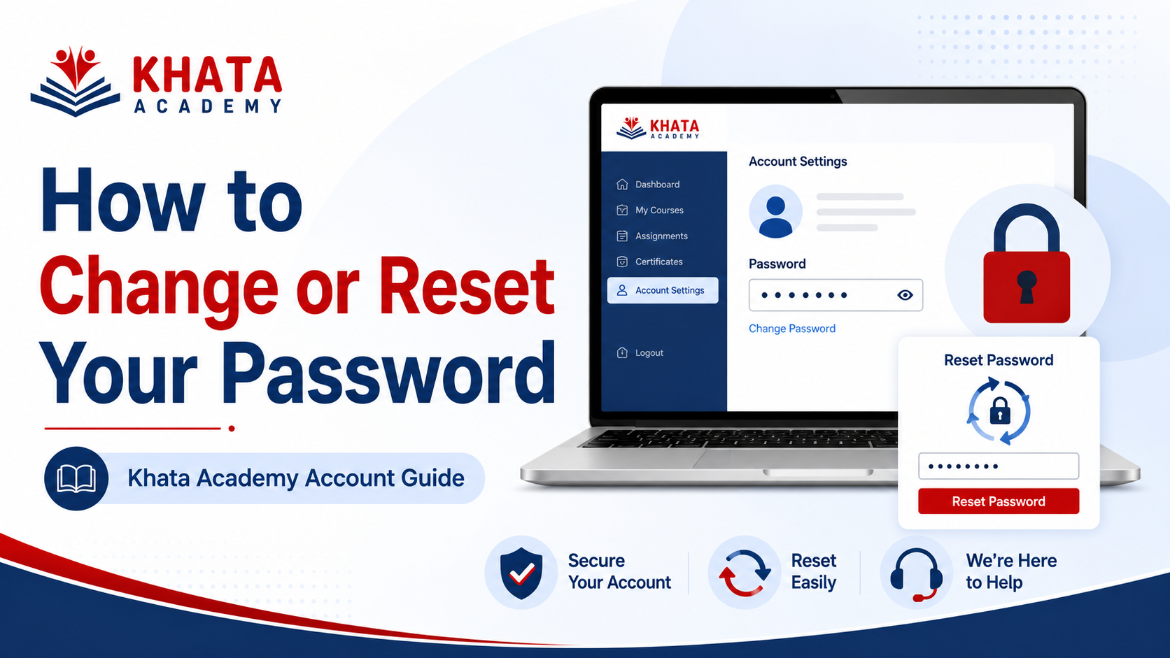 How to Change or Reset Your Khata Academy Password